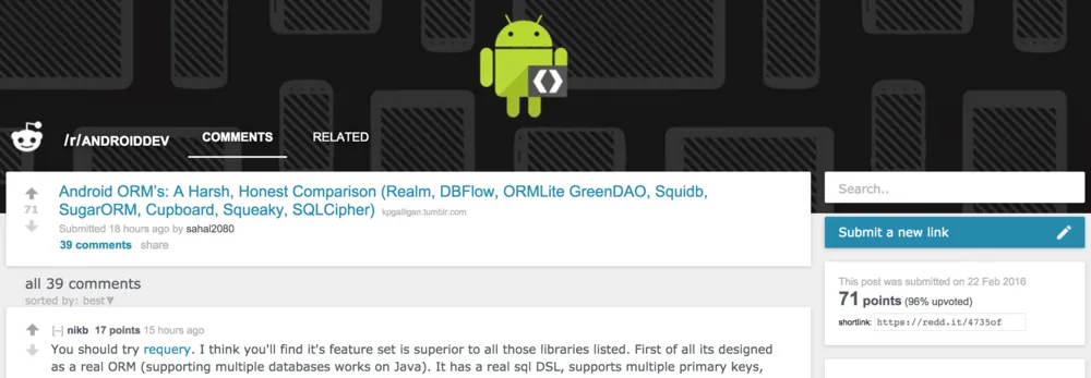 ​Android ORM’s: A Harsh, Honest Comparison