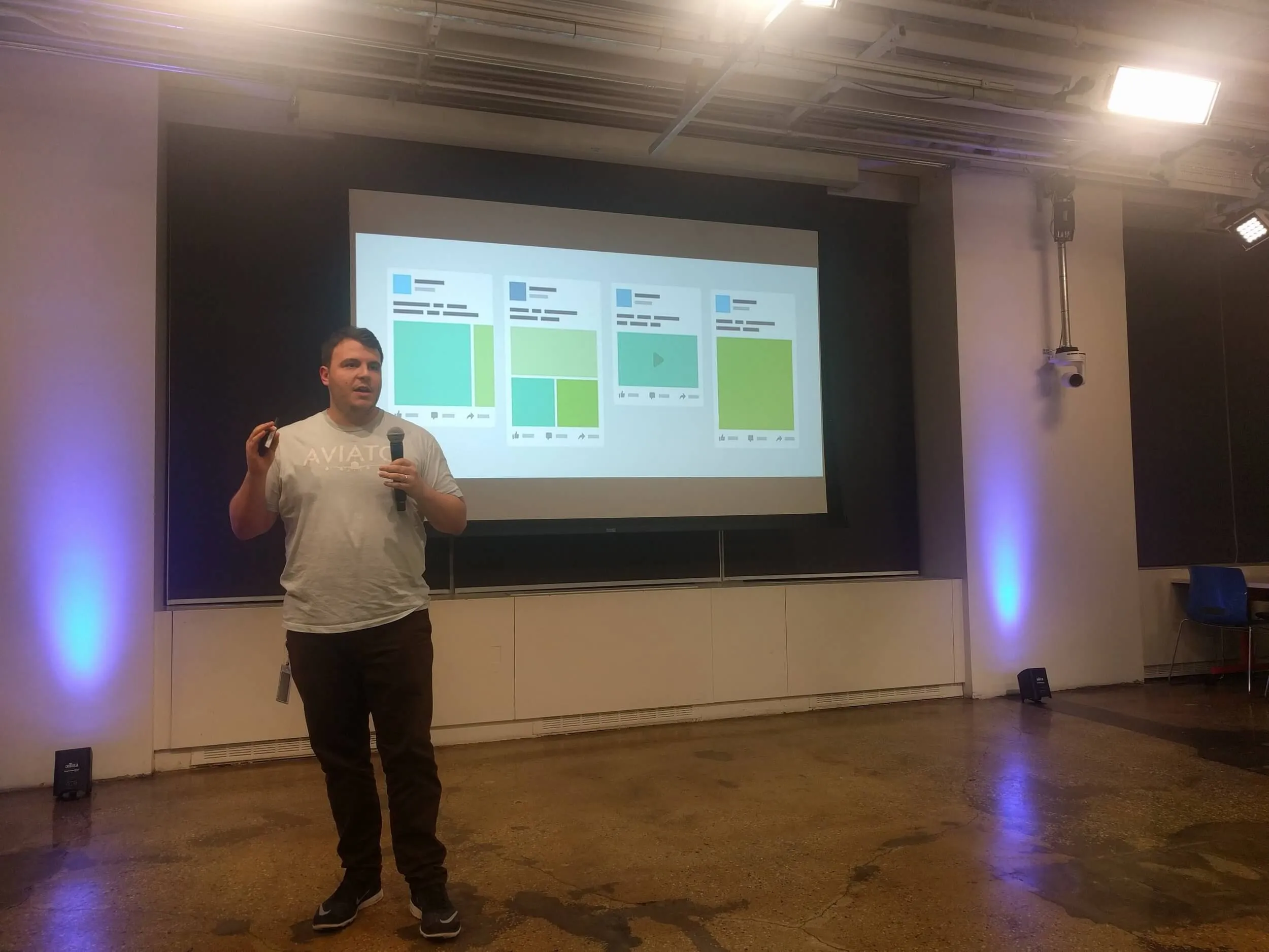For our last meetup of the winter, we headed to Facebook NY to learn from Tom Wilson (Blue Apron) and Jason Sendros (Facebook).