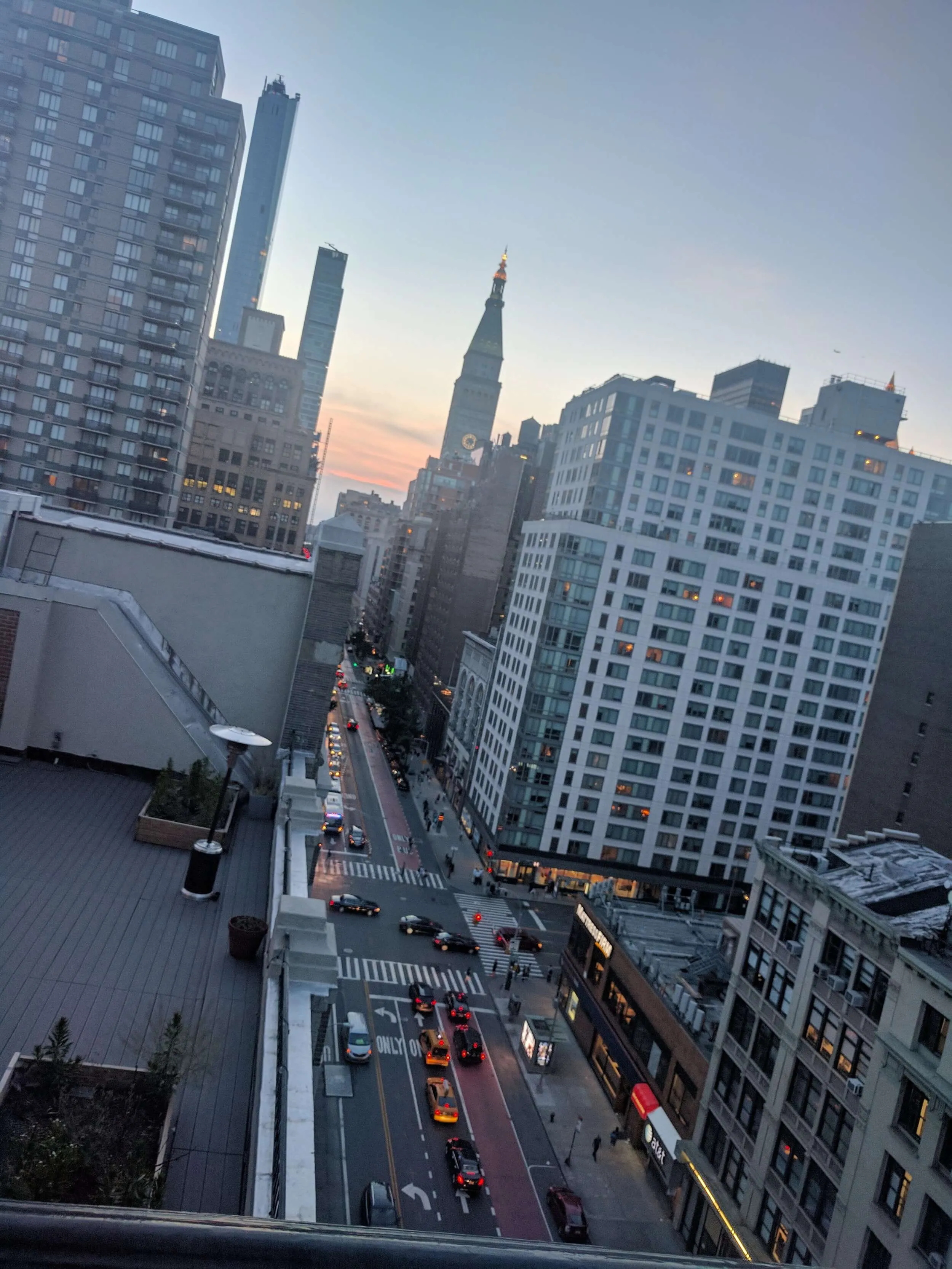 For our June meetup, we reconvened at Button’s new event space. Our members were treated to talks in a sunlit room and a balcony overlooking 23rd Street.