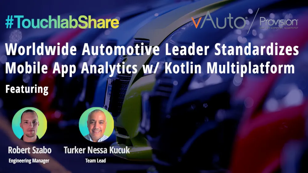 We're joined by Robert Szabo and Turker Nessa Kucuk from Cox Automotive to discuss Kotlin Multiplatform Mobile for analytics.
