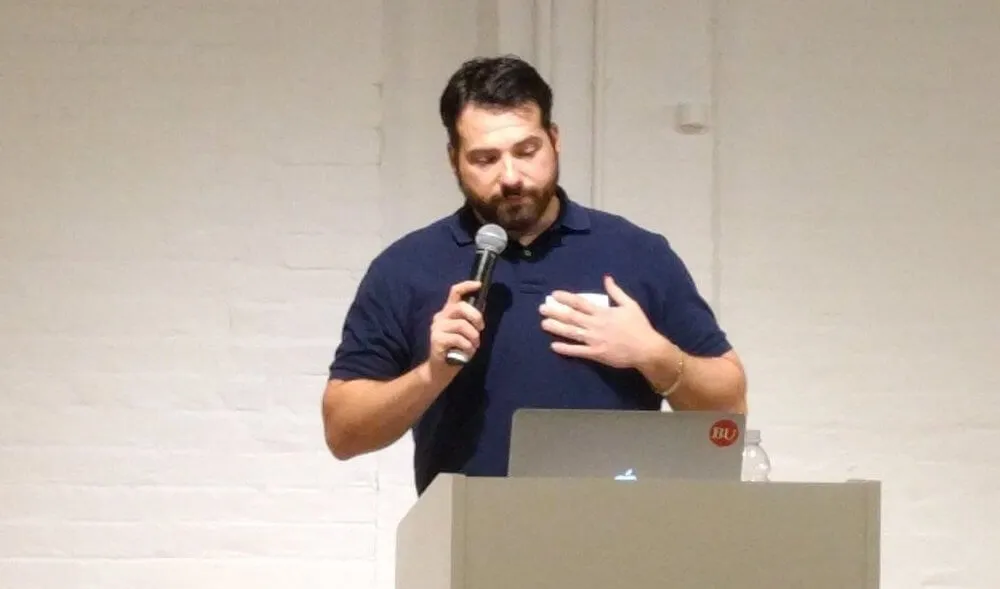 For November we headed to Oscar Health‘s SoHo office. Before the talks, Kevin and I held a Twitter contest to give away an event passport to AnDevCon!