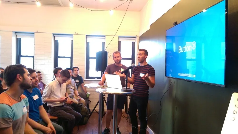 Kevin and Sveinung with Button give the host welcome. Scroll to the bottom if you
