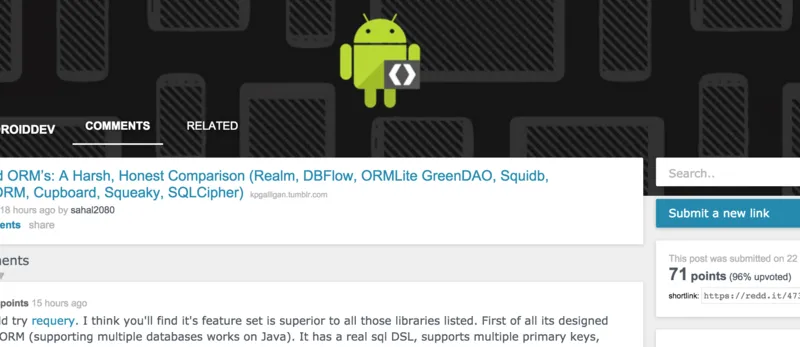 ​Android ORM’s: A Harsh, Honest Comparison