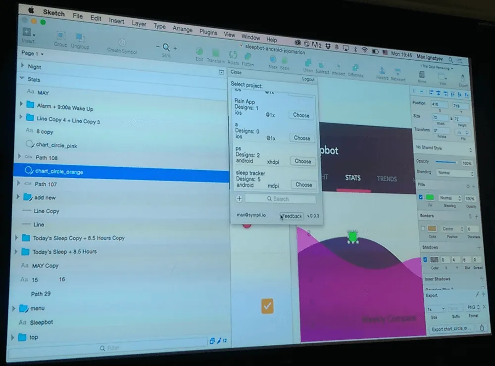 Demo of Sympli.io interface